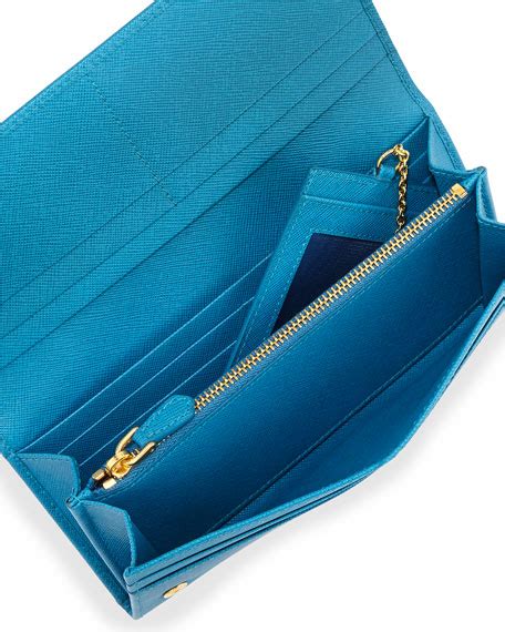 bergdorfgoodman prada greca saffiano flap continental